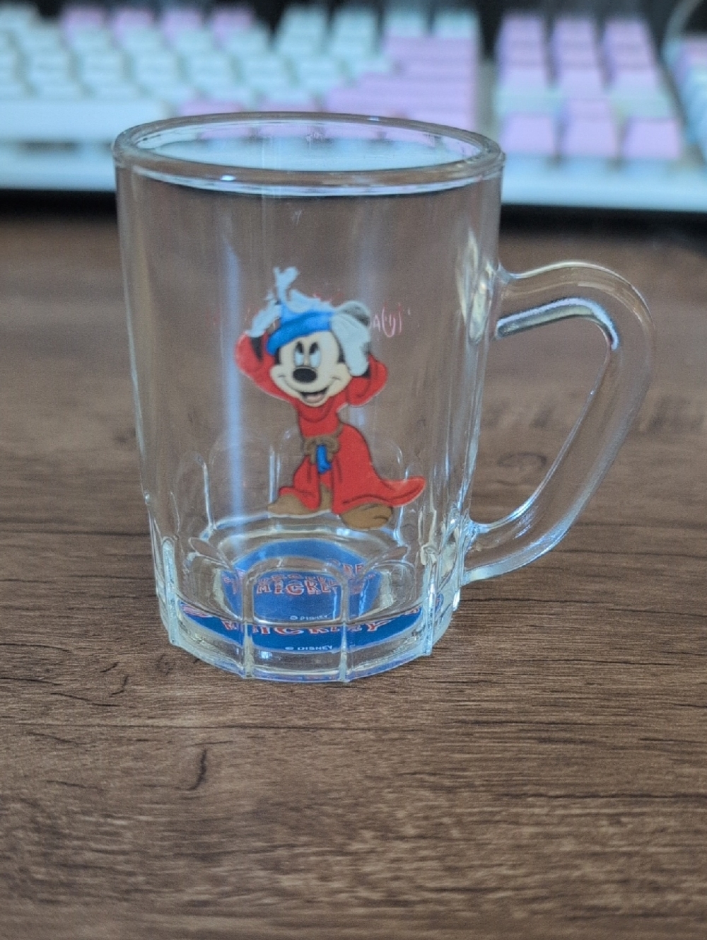 Vintage Disney Sorcerer Mickey Mouse Mini Mug Shot Glass • Walt Disney World
